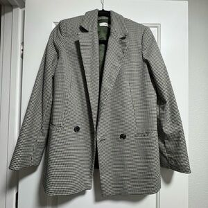 Mango Check Blazer
